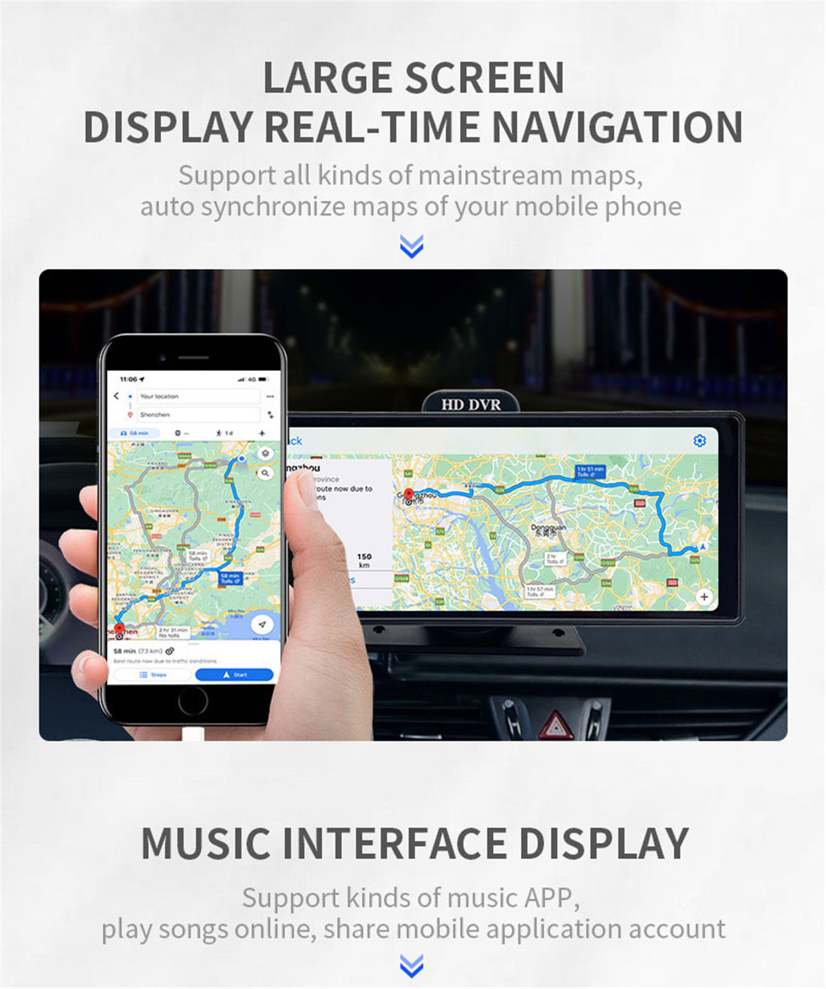 AOEDI 10,26 inch 4K Android Auto Carplay A8-02 (8)