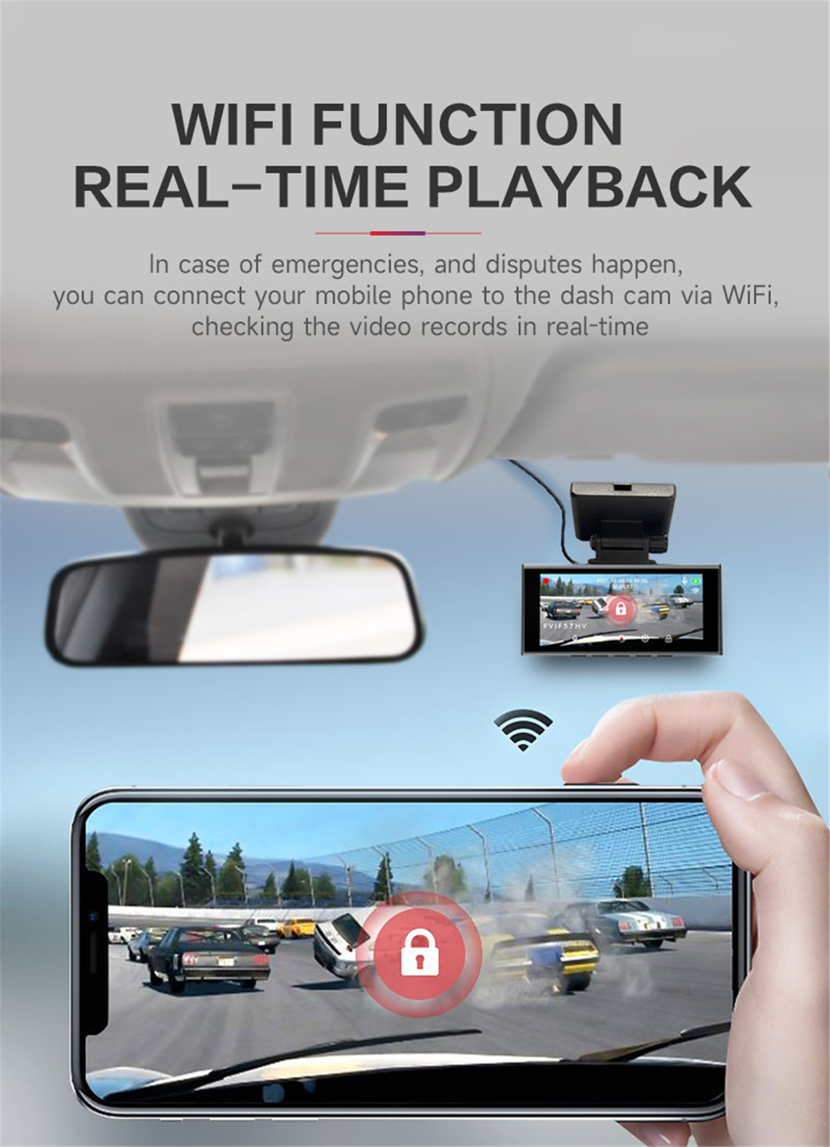 AOEDI Hidden 2K WiFi GPS GPS Dash Cam AD-517H-03 (5)