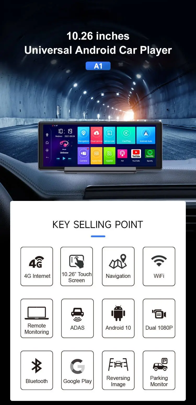 China 10.26 Inch Carplay Supplier