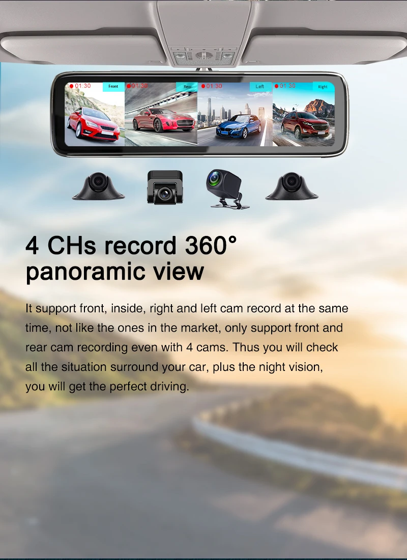 China 4g Lte Dash Cam Factory